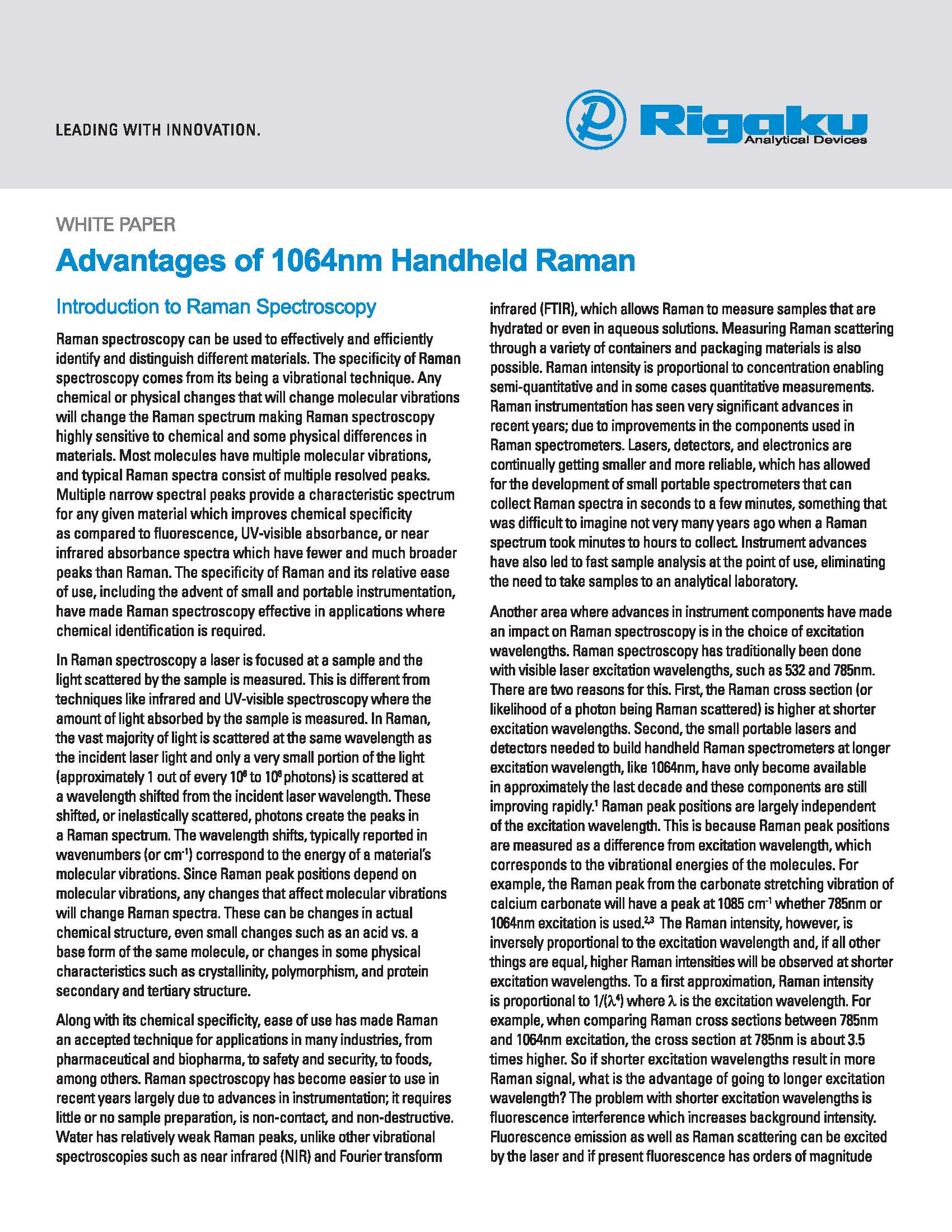 White paper - Advantages of 1064nm Handheld Raman_Page_01